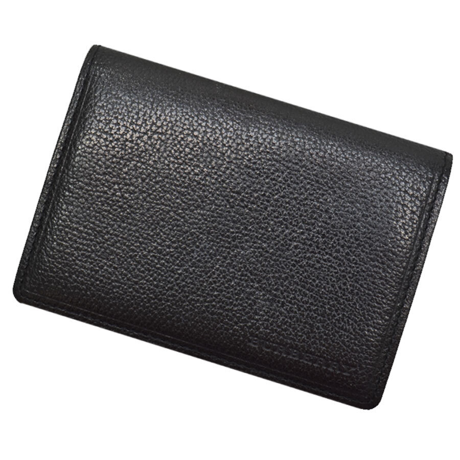 Burberry Black Leather Wallet Passport Burberry Black Leather Wallet Passport